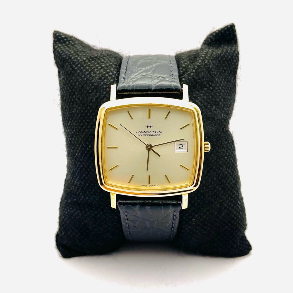 ❌SOLD❌ Hamilton Masterpiece 10K GF Swiss Vintage Men’s Watch + New Band
